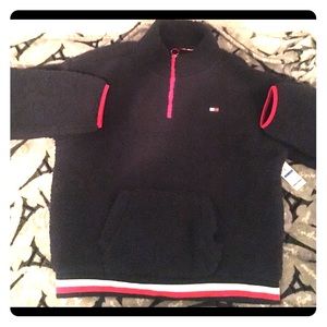‼️ SOLD ‼️ Fluffy Tommy Hilfiger Pullover Jacket